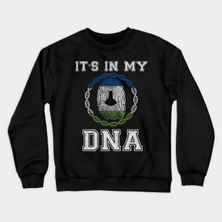 Lesotho  It's In My DNA - Gift for Basotho From Lesotho Crewneck Sweatshirt